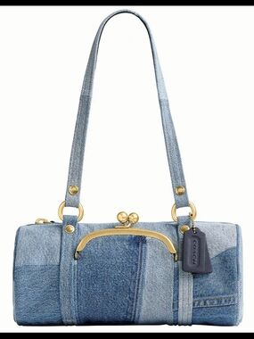 Coach Denim Kisslock 28